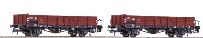 Set of 2  gondola cars type El 5100<br /><a href='images/pictures/Roco/Roco-76100.jpg' target='_blank'>Full size image</a>
